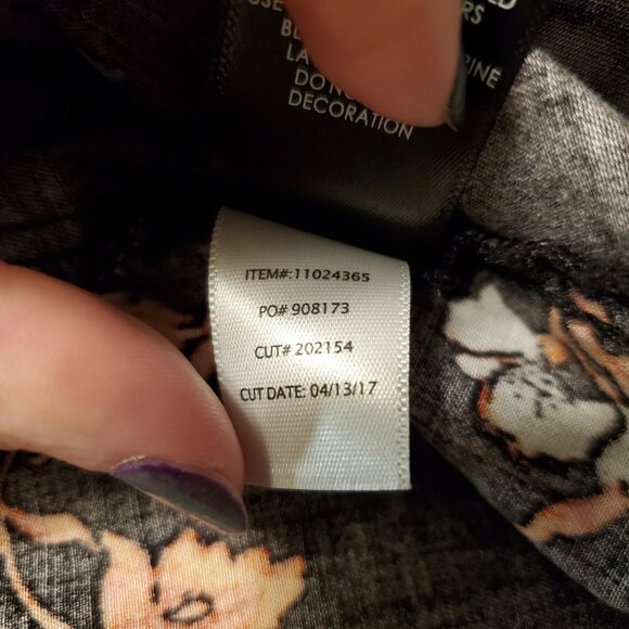 Floral Black Maxi Dress - Picture 10 of 14